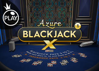 Blackjack X 1 - Azure Live-pelejä  (Pragmatic Play) 500% TERVETULOBONUS Jopa 100 €