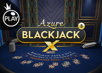 Blackjack X 3 - Azure Live-pelejä  (Pragmatic Play) PLAY IN DEMO MODE OR FOR REAL MONEY